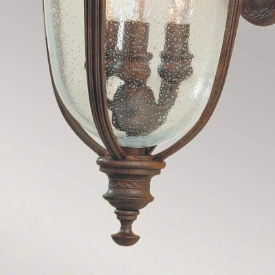 Afbeelding van Wandlantaarn English Bridle IP44 Ø 21,6 cm brons