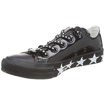 Afbeelding van Converse Chuck Taylor All Star Miley Cyrus 563720C, Vrouwen, Zwart, Sneakers, maat: 37,5