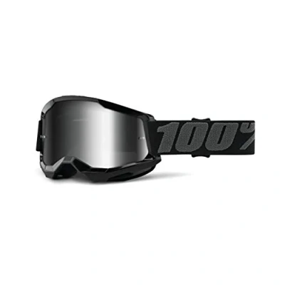 Afbeelding van 100% Strata 2 Motocross Enduro MTB Cross Bril met Spiegel Lens Zwart
