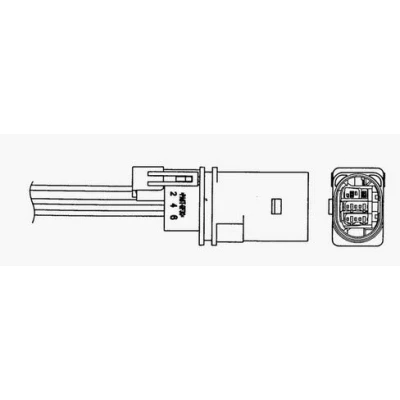 Afbeelding van NGK 0032 Lambdasonde Verwarmd 5 FIAT: Doblo II Box Body / Estate, 500 Hatchback, OPEL: Astra H Caravan