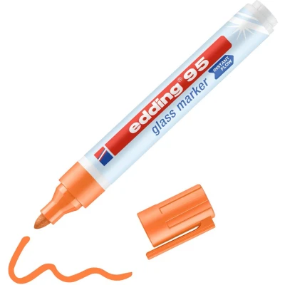 Afbeelding van Edding 95 Glasmarker Oranje 1.5 mm, 3 mm