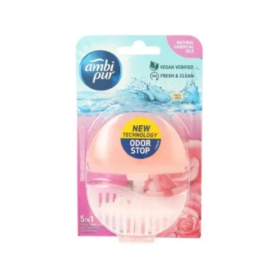 Afbeelding van Ambi Pur Toiletblok Wild Rose &amp; Pink Grapefruit 55 ml.