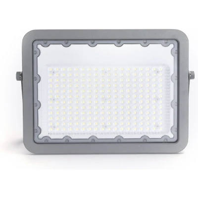 Afbeelding van Buitenlamp grijs LED bouwlamp 150W=1350W schijnwerper daglichtwit 6500K 90 lichthoek waterdicht IP65