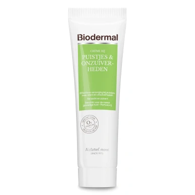 Afbeelding van 2x Biodermal Crème bij Puistjes &amp; Onzuiverheden 30 ml