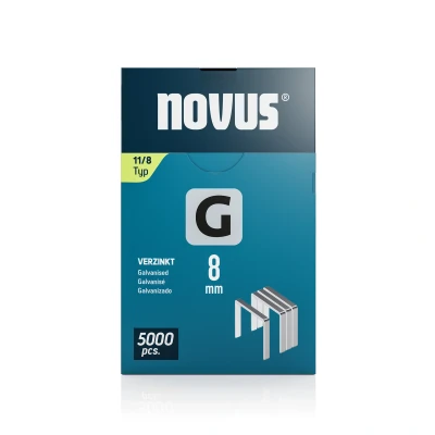 Afbeelding van Novus Niet met platte draad G 11/8mm (5.000 stuks)