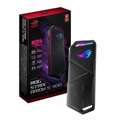 Afbeelding van ASUS ROG Strix Arion S500 USB C SSD draagbaar, 500 GB