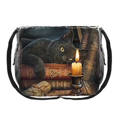 Afbeelding van Nemesis Now Witching Hour Lisa Parker Schoudertas Bruin PU &amp; Canvas
