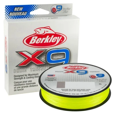 Image de Berkley X9 Tresse Vert Flamme (150m) Taille : 0.06mm