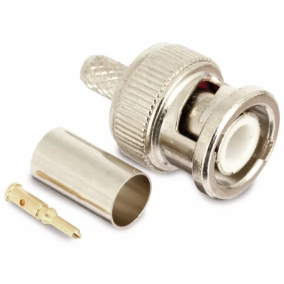 Afbeelding van BNC (m) krimp connector voor RG58 kabel 50 Ohm / recht