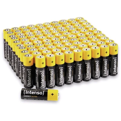 Afbeelding van Intenso 7501521 AA batterij (penlite) Alkaline 2600 mAh 1.5 V 100 stuk(s)