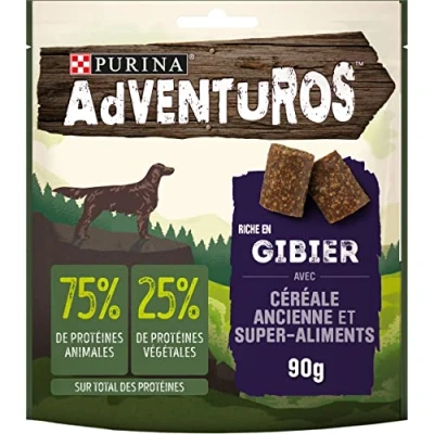 Afbeelding van Adventuros Hondensnack Herstensmaak 90 gr