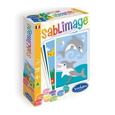 Image de Kit créatif SentoSphère Sablimage Mini Animaux Exotiques