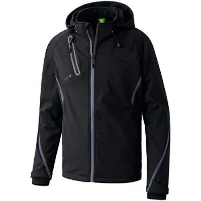 Afbeelding van Erima Functioneel softshell jack zwart/antraciet 128 / XXL
