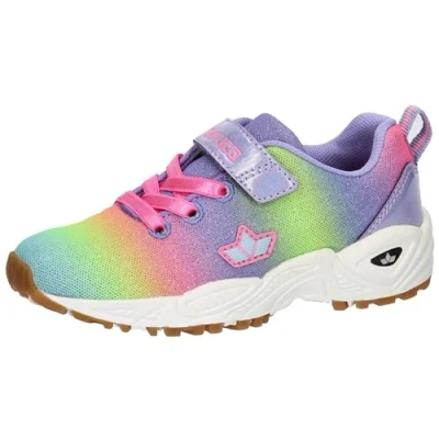 Afbeelding van LICO Florina Sneakers laag voor kinderen, Maat: 39, Lila/rosa/tuerkis Textiel/ synthetisch