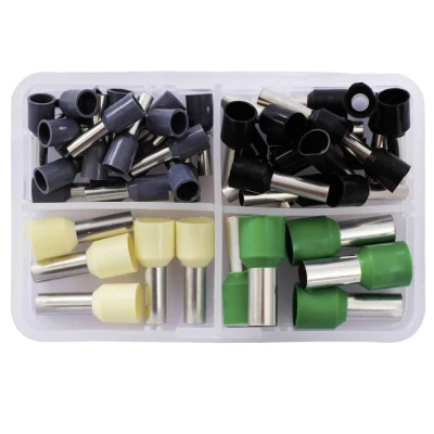 Afbeelding van Quadrios 2010C394 Assortiment adereindhulzen 4 mm², 6 10 16 mm² Deels geïsoleerd 45 stuk(s)