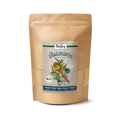 Afbeelding van Biojoy Biologische gemalen rozemarijn (250 g), rozemarijnpoeder (Salvia rosmarinus L.)
