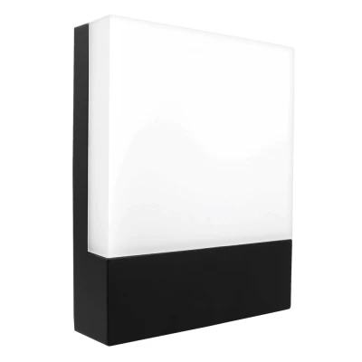 Afbeelding van Yphix Led Wandlamp Bjorka Zwart 6w 3000k Ip54 LEDdirect.nl