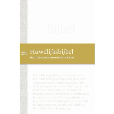 Afbeelding van NBV21 Huwelijksbijbel incl. deuterocanonieke boeken