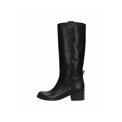 Afbeelding van sacha MIT Hohem Schaft Plateaulaarzen, Dames, Maat: 39, Black Leer
