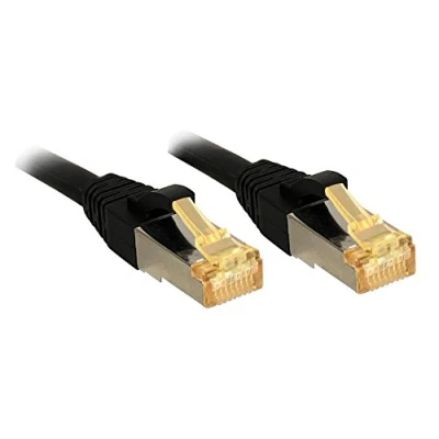 Afbeelding van LINDY 47311 RJ45 Netwerkkabel, patchkabel CAT 6a (losse kabel 7) S/FTP 5.00 m Zwart Snagless 1 stuk(s)