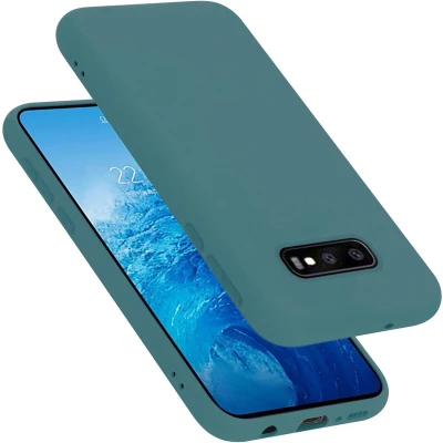 Afbeelding van Cadorabo Hoesje geschikt voor Samsung Galaxy S10e in LIQUID GROEN Beschermhoes gemaakt van flexibel TPU silicone Case Cover