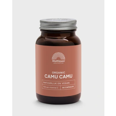 Afbeelding van Mattisson Biologische Camu 500mg 60 capsules