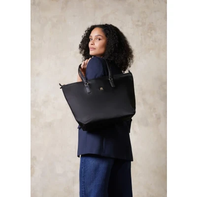 Afbeelding van Tommy Hilfiger Poppy TOTE Shopper, Dames, Maat: One Size, Black