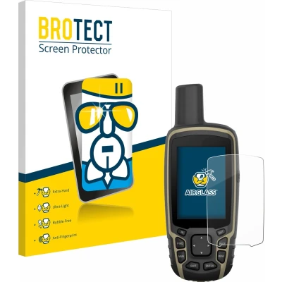 Afbeelding van BROTECT Screenprotector voor Garmin GPSMAP 65 Folie Beschermfolie Beschermglas transparant