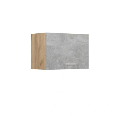 Afbeelding van Vicco Hangkast R Line, Beton/Krachtige eik goud, 60 cm Plat