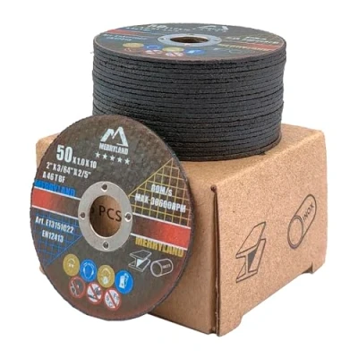 Afbeelding van Merryland doorslijpschijf 50 mm metaal roestvrij staal ijzer, x 1,0 10 25 stuks, slijpschijf voor haakse slijper, Expert line E13151022