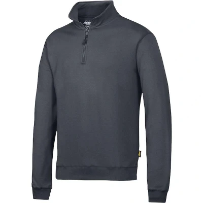Afbeelding van Snickers ½ Zip sweatshirt Workwear 2818 staalgrijs maat XL
