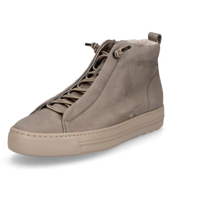 Afbeelding van Paul Green hoge sneakers voor dames, Grijs 05x