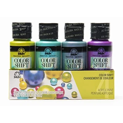 Afbeelding van FolkArt verf set specialty 4 colors Color shift