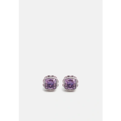 Afbeelding van Swarovski Birthstone Studs FEB Oorbellen, Dames, Maat: One Size, Purple