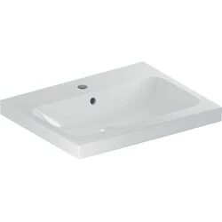 Afbeelding van Geberit iCon Light opzetwastafel wit KeraTect (60 x 48 cm) zonder