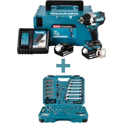 Afbeelding van Makita 18 V Slagmoersleutel DTW700RTJ