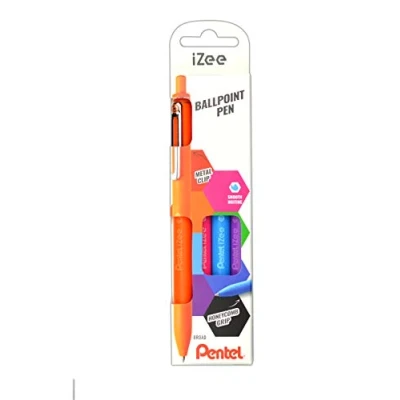 Image de Pentel Stylo à bille rétractable iZee, étui de 4, TREND