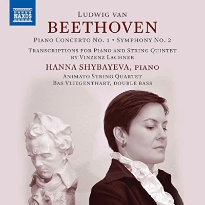 Afbeelding van Hanna Shybayeva Animato String Quartet Bas Vli Piano Concerto No. 1 Symphony 2 (Transcripti (CD)