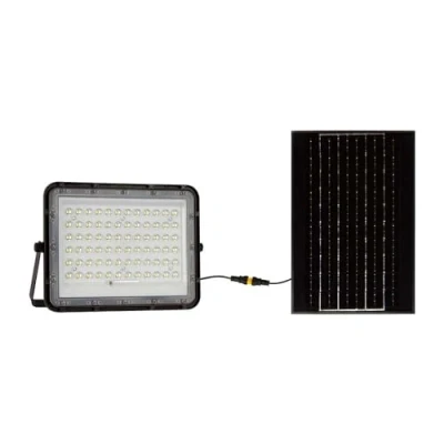 Afbeelding van V TAC VT 120W Zwarte Solar Schijnwerper 10W IP65 1200 Lumen 6400K