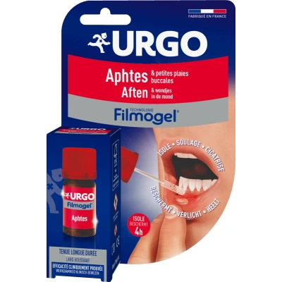 Afbeelding van Urgo Aften Mondwondjes Fruitsmaak Filmogel 6ml