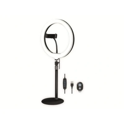 Afbeelding van LogiLink Ringlicht statief (Ringlicht), Constant licht, Zwart