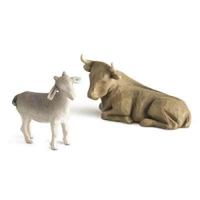 Afbeelding van Enesco Willow Tree Ox and Goat figuur