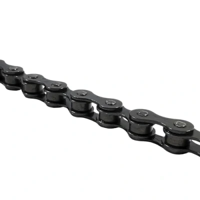 Afbeelding van fietsketting met één versnelling, Taya 410 1/2 inch x 1/8 inch, 114 schakels, voor Single Speed/Fixie/BMX, robuust en stil, hoge treksterkte