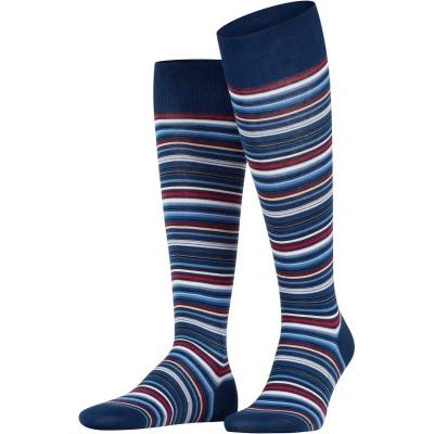 Afbeelding van Falke Microblock Business &amp; Casual Kniekousen, Heren, Maat: 45/46, Royal blue