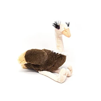 Afbeelding van Pluche knuffel dieren Struisvogel van 33 cm Speelgoed struisvogels knuffels Cadeau voor jongens/meisjes