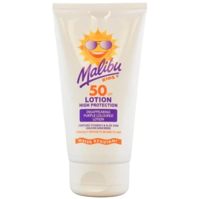 Afbeelding van Malibu Kids Coloured Sun Lotion SPF50 150 ml