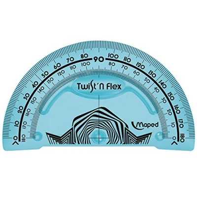 Afbeelding van MAPED 40920 Twist&#039;n&#039;flex gradenboog, 180 g, 10 cm, gegradueerd, verschillende kleuren