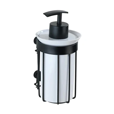 Afbeelding van WENKO Zeepdispenser Classic Plus Black mat zwart Zeeppompje
