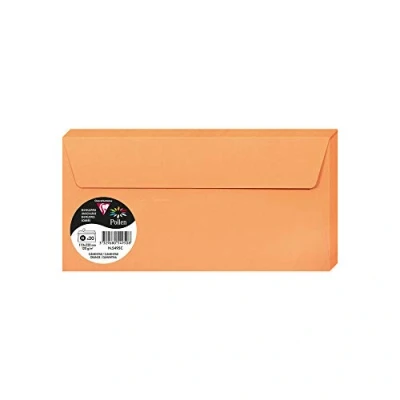 Image de Paquet de 20 enveloppes Pollen 110x220mm DL Clémentine 120g