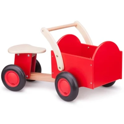 Afbeelding van New Classic Toys 11400 Fiets en voertuig voor kinderen Triporter Gemonteerd Rood